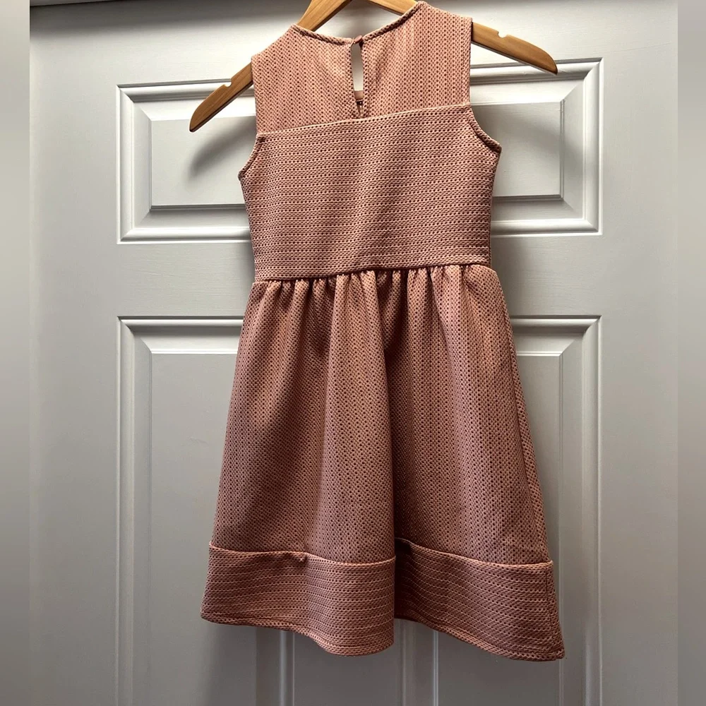 Monteau Girl 10 sleeveless pink dress - Picture 3 of 6